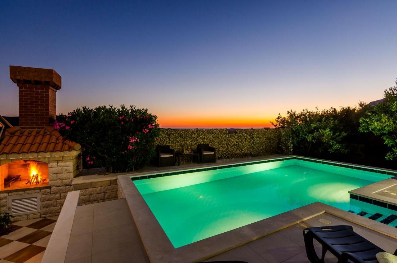 Villa Mateo With Private Pool Gruda Buitenkant foto
