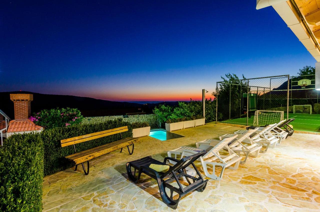 Villa Mateo With Private Pool Gruda Buitenkant foto